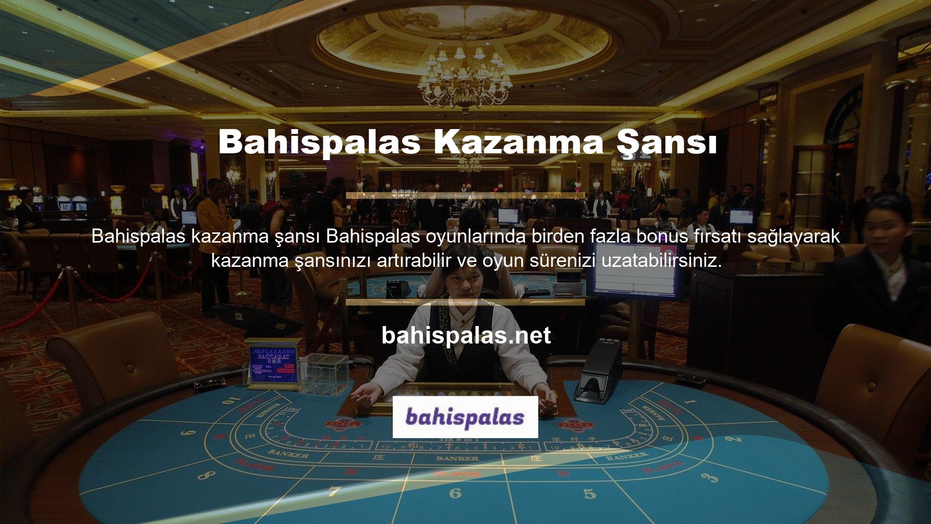 Bahispalas slot makinesi lobisinde bulunan slot makinelerinde oynayarak eğlenebilirsiniz